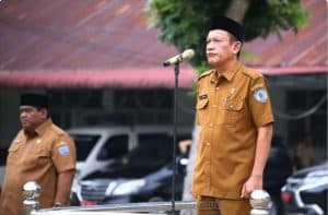 Kepala Dinas Lingkungan Hidup Pimpim Apel Gabungan