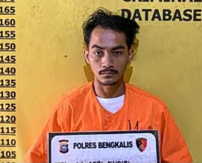 Satreskrim Polres Bengkalis Bekuk Pencuri Laptop di Kamar Kos