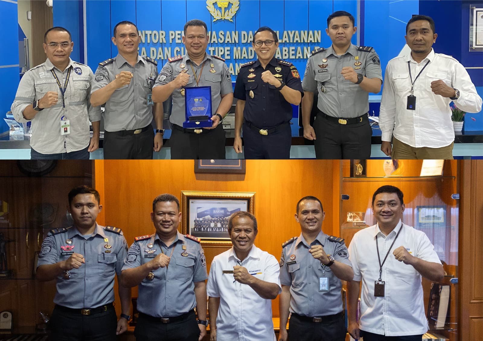 Jalin Sinergitas,Ka Rutan Labuhan Deli Silaturrahmi dengan APH