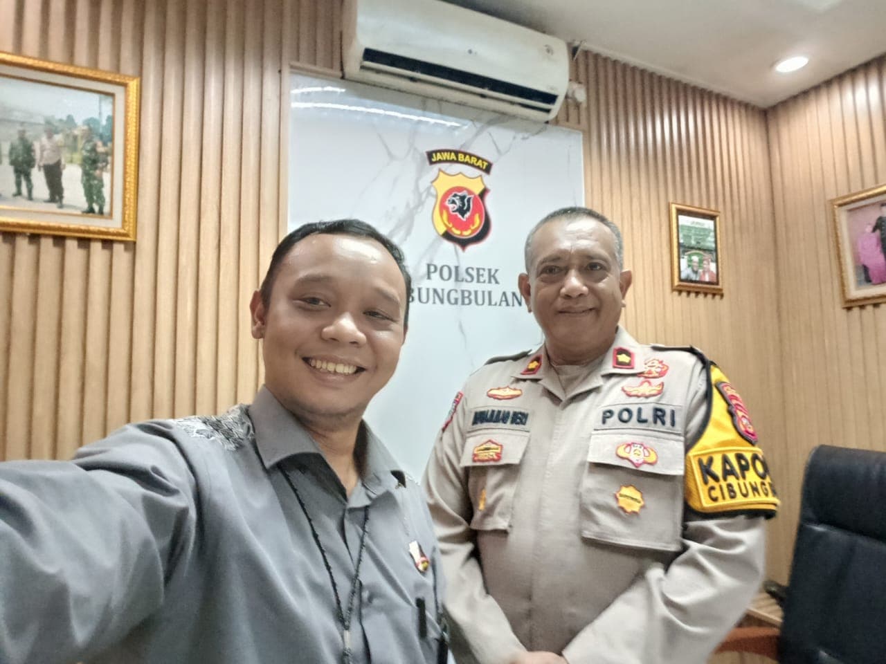 Ketua Umum LPKSM PATROLI Berikan Apresiasi Polsek Cibungbulang