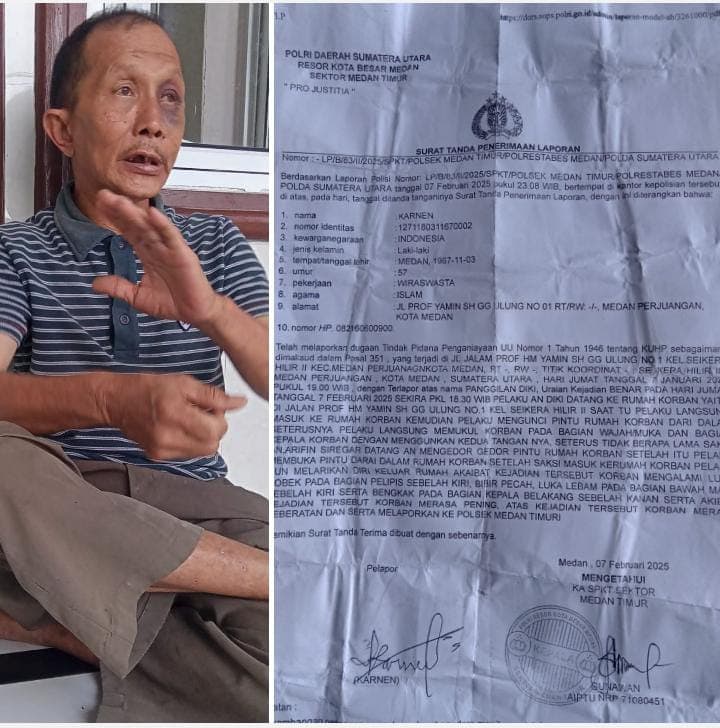 Polsek Medan Timur Diminta Tangkap Pelaku Penganiayaan