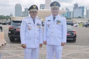 Presiden Prabowo Lantik Anwar Sadat dan Katamso sebagai Bupati dan Wakil Bupati Tanjung Jabung Barat