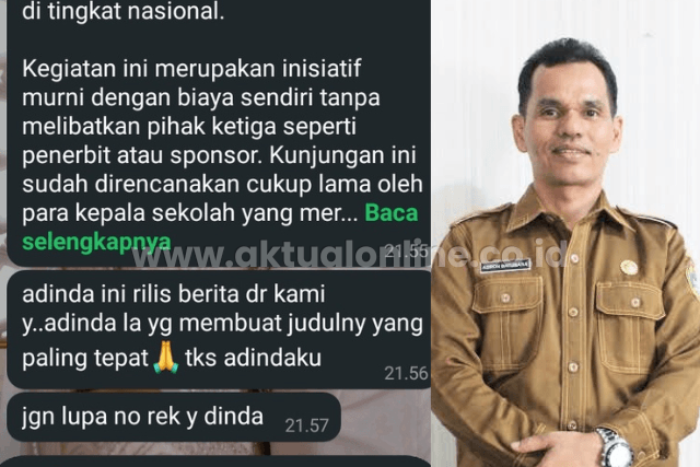 Selain Upaya Suap Aktual, Kasek SMAN 1 Sunggal Tanpa Sadar Beberkan Pelanggaran Penggunaan Dana di Perjalanan Dinas