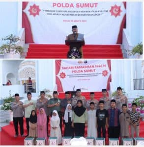 Tim Safari Ramadan Polda Sumut Tiba di Wilayah Hukum Polres Binjai