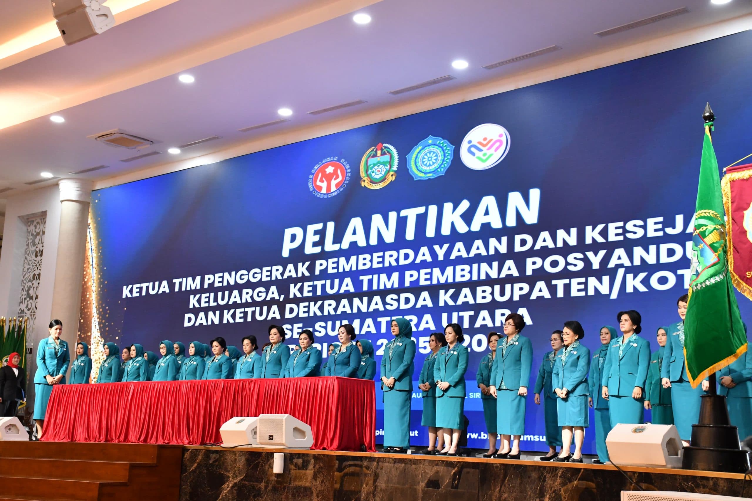 Ketua TP-PKK Kabupaten Samosir Periode 2025-2030 Dilantik