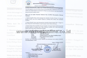 KAPIR Akan Demo di Polda Sumut Soal Studi Banding Kacabdis Wilayah I Pakai Uang Pribadi