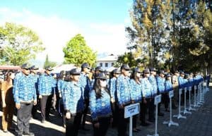 Peringati Hari Otonomi Daerah XXIX, Pemkab. Samosir Gelar Upacara