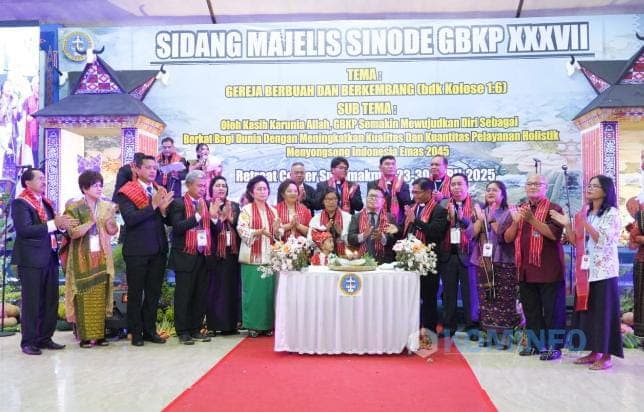 Bupati Karo Hadiri Sidang Majelis Sinode GBKP Ke-XXXVII