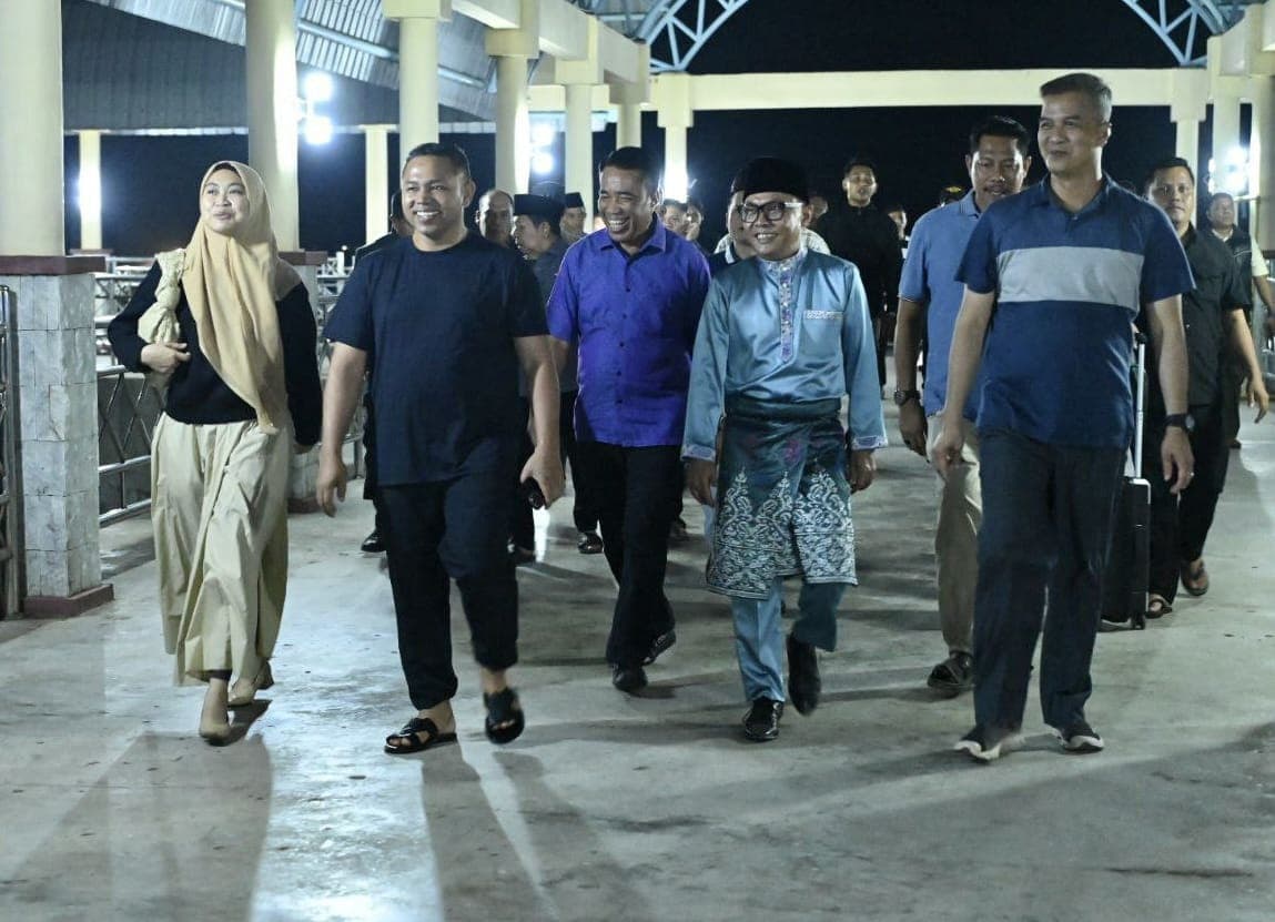 Bupati Bengkalis Sambut Kedatangan Gubernur Riau Di Negeri Junjungan Sempena MTQ Ke-43