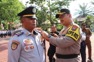Kapolres Langkat Pimpinan Apel Gelar Pasukan Ops Patuh Toba 2025