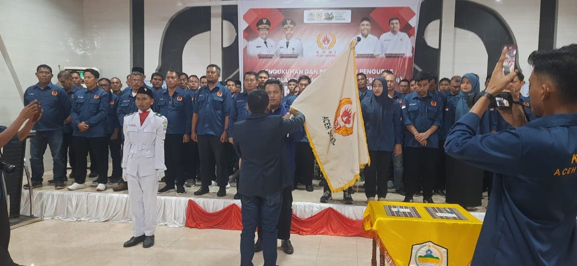 Pengurus KONI Aceh Singkil 2025–2029 Resmi Dilantik, Hidayat Riadi Manik Tekankan Pembinaan Atlet Lokal
