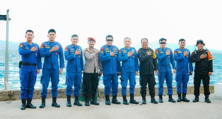 Polda Sumut Sukses Amankan Pengumuman Juara Endurance Aquabike Toba 2025