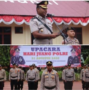 Polres Langkat Gelar Upacara Peringatan Hari Juang Polri ke-80