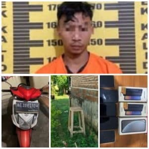 Reskrim Polsek Kalidawir Ungkap Kasus Curat, Pelaku HS Terlibat Lima TKP