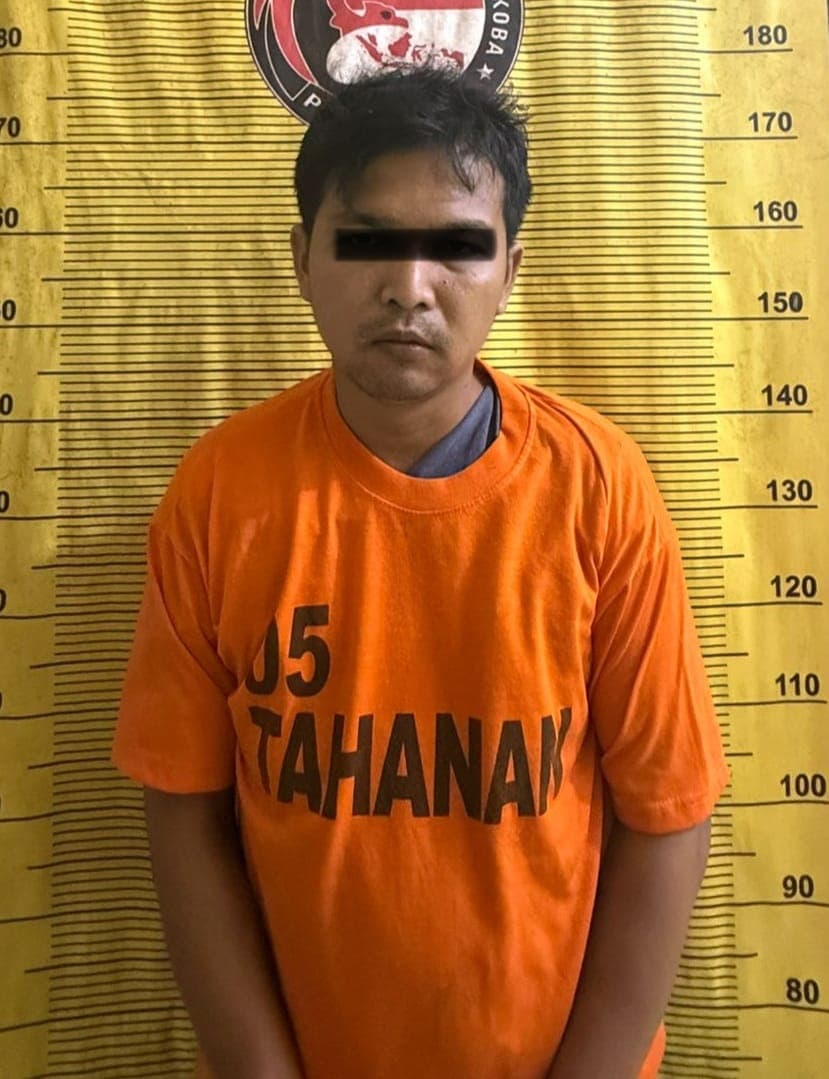 Hendak Kabur Mesin Kereta Mati, Pengedar Sabu Ditangkap Satres Narkoba Polres Binjai