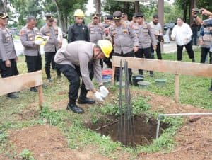 Kapolres Binjai Groundbreaking Gereja Oikumene