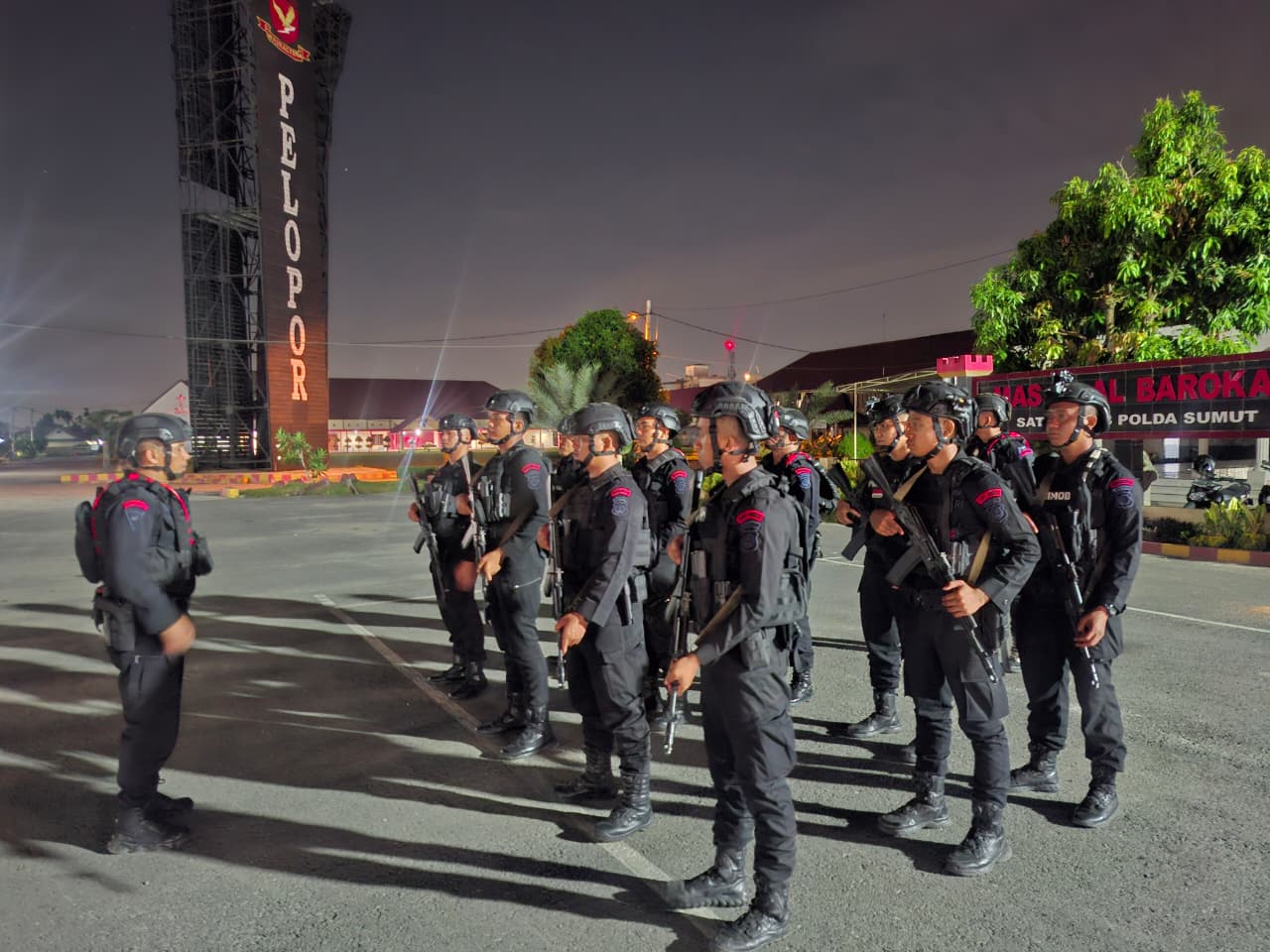 Brimob Sumut Gelar Patroli Skala Besar di Medan, Warga Rasakan Aman dan Nyaman