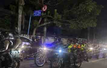 Patroli Gabungan Skala Besar TNI-Polri Kawal Keamanan Malam Akhir Pekan di Kota Medan