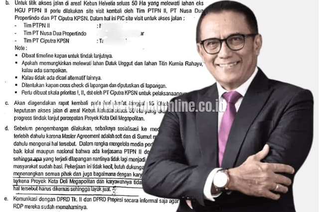 Irwan Perangin-angin Telah Prediksi Proyek Deli Megapolitan Citraland Akan Gejolak, Ini Catatannya