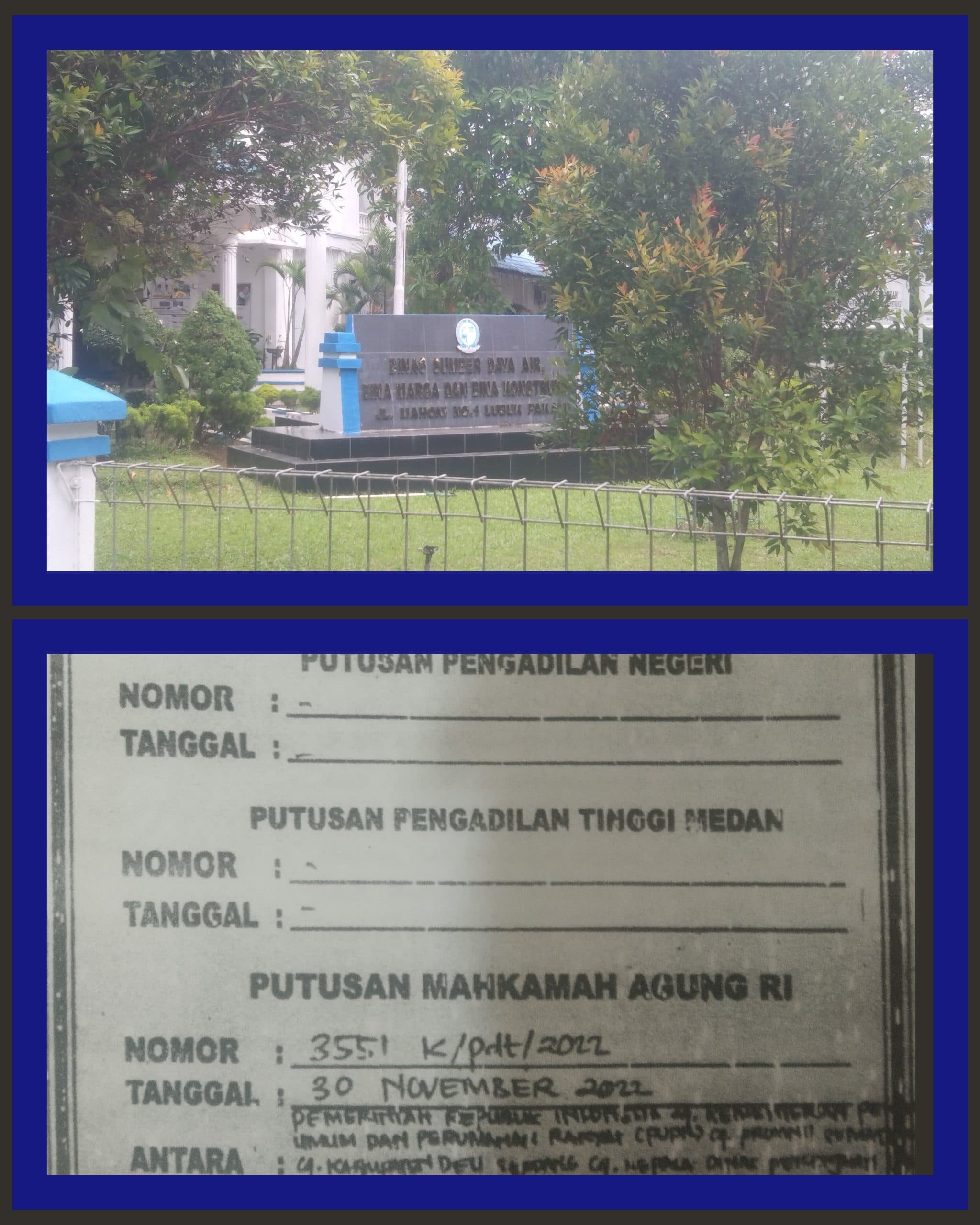 Pengadilan Negeri Lubuk Pakam Eksekusi  Kantor PUPR Lubuk Pakam Terkait Utang Swakelola 11 Tahun Yang Lalu