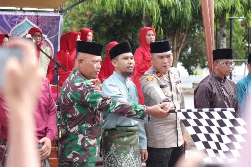 Gema Syiar Islam, Camat Bengkalis Lepas Pawai Ta’aruf MTQ ke-57