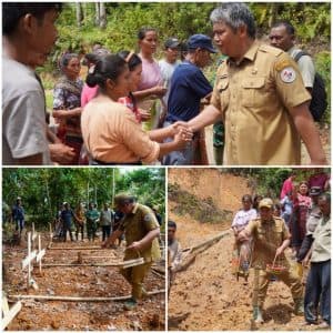 Pemkab Taput Gelar Tabur Bunga dan Salurkan Bantuan bagi Keluarga Korban Bencana di Parmonangan