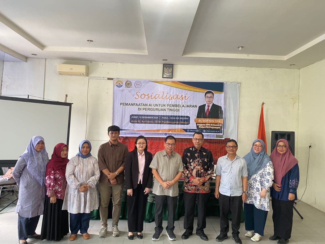 ‎Sosialisasi di STIK-P Medan, Sofyan Tan Ingatkan Pentingnya Penggunaan AI Bagi Mahasiswa