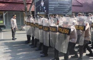 Polres Binjai Siapkan Pasukan Dalmas Guna Antisipasi Kamtibmas