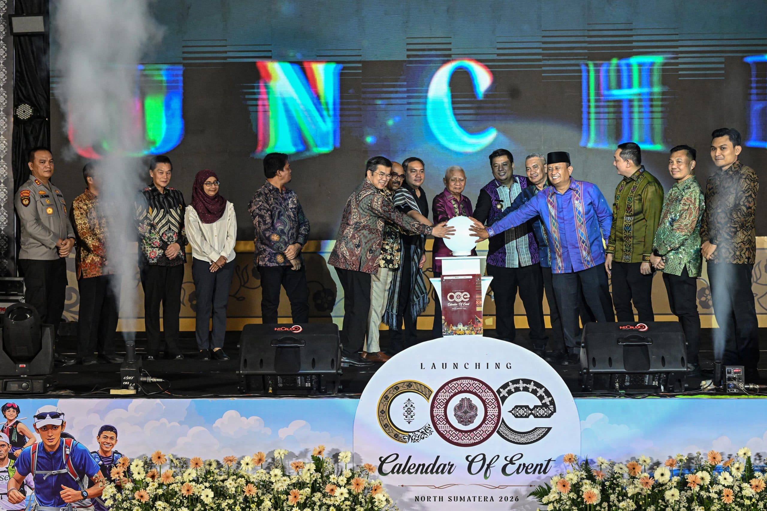 Pemprov Sumut Launching Calendar of Event 2026, Simbol Kekuatan Kolaborasi 33 Kabupaten/Kota