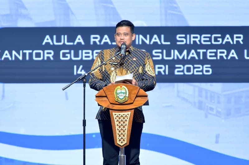 Pengukuhan Abpednas Sumut, Gubsu Dorong Desa Berinovasi Lewat Skema Kompetisi