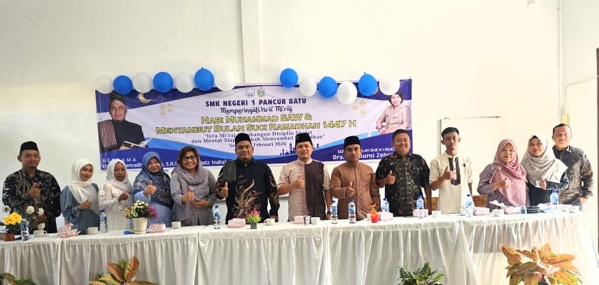 ‎SMKN 1 Pancur Batu Peringati Isra Mi’raj