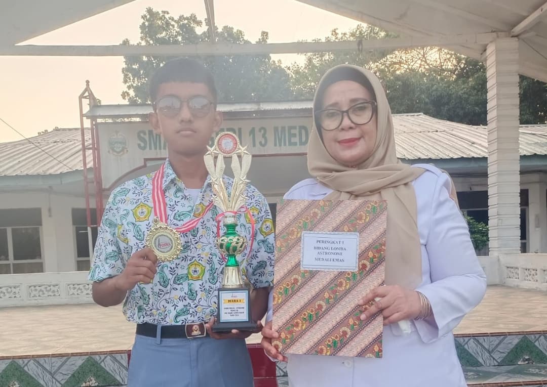 ‎Kepsek SMAN 13 Medan Apresiasi Atas Prestasi Siswa di Posma ke VIII
