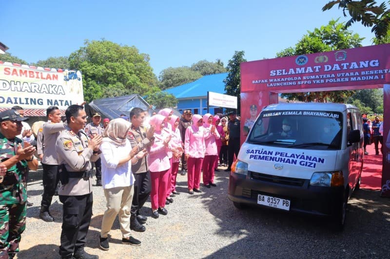 Polda Sumut Resmikan SPPG Polres Madina,Dukung Program Makan Bergizi Gratis Presiden