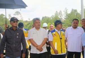 Wakil Bupati Taput Sambut Kunjungan Menteri PU Tinjau SPAM IKK Tarutung