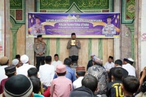 Safari Ramadhan Polda Sumut dan Polres Pelabuhan Belawan di Masjid Al-Muttaqin