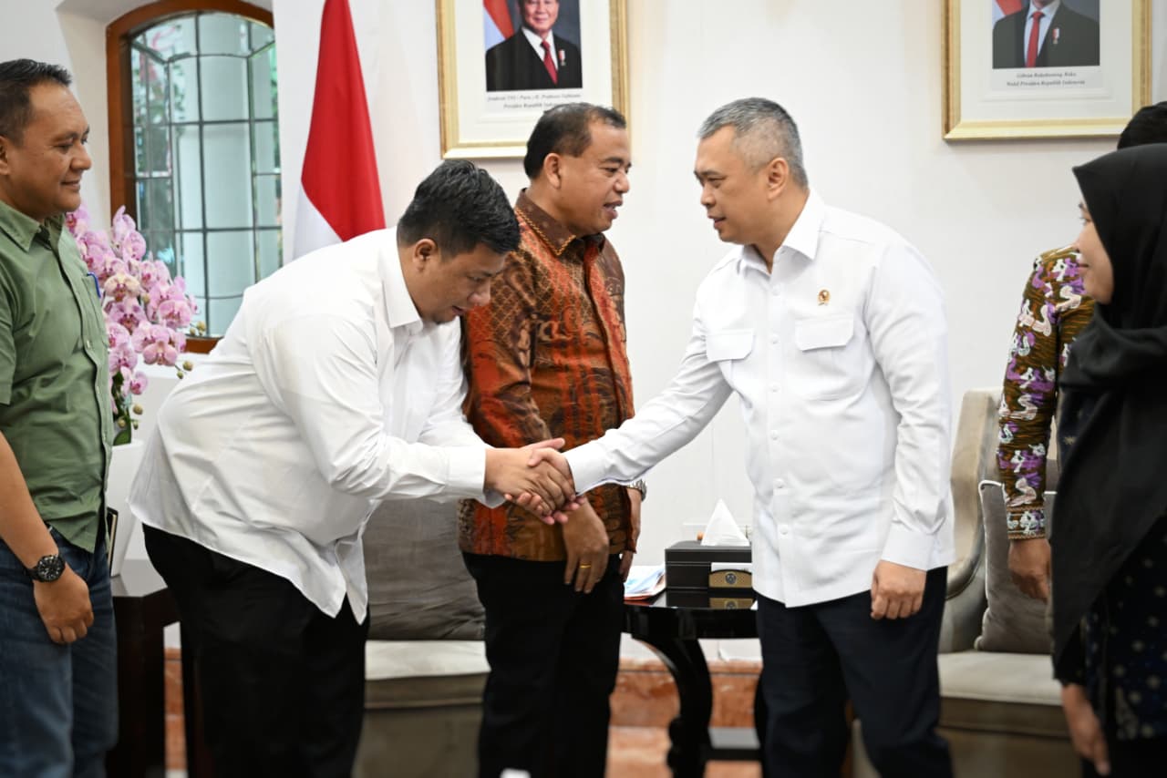 Bupati Samosir Temui Menteri Perhubungan, Usulkan Pembukaan Jalur Penyeberangan Danau Samosir-Tongging