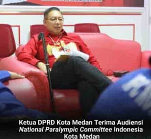 Wong Chun Sen Terima Audiensi National Paralympic Committee Indonesia Kota Medan