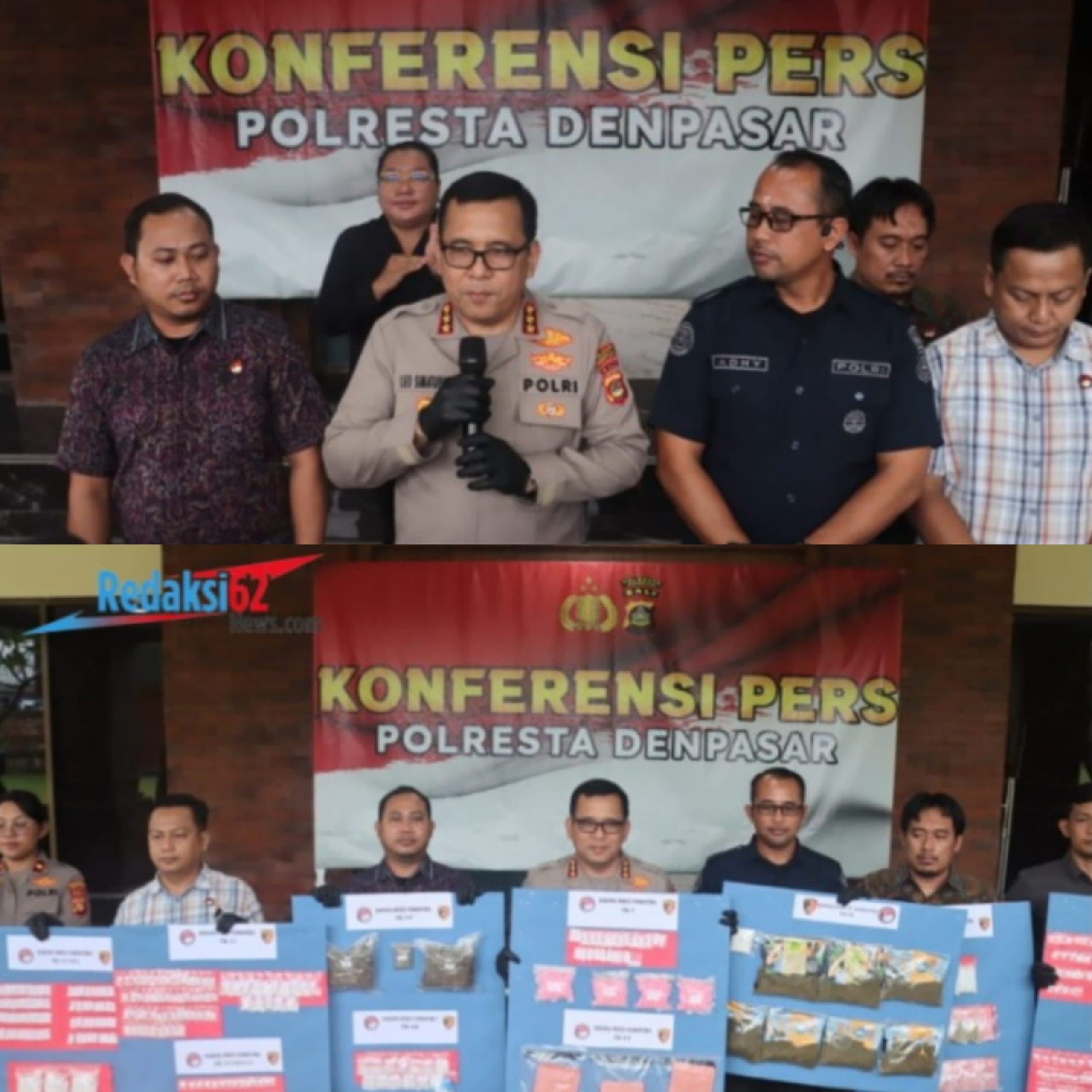 Dibawah Kepemimpinan Kombes Pol Leonardo D Simatupang, Polresta Denpasar Kembali Berhasil Sita Ribuan Ekstasi Dan Sabu