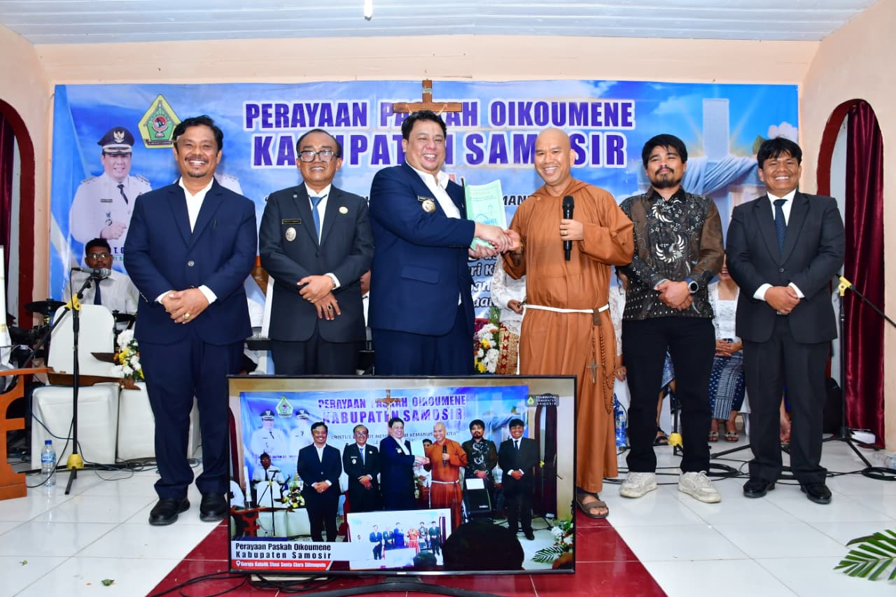 Paskah Oikoumene 2026 Digelar di Pelosok Samosir, Bupati Tekankan Pelayanan hingga Daerah Terpencil