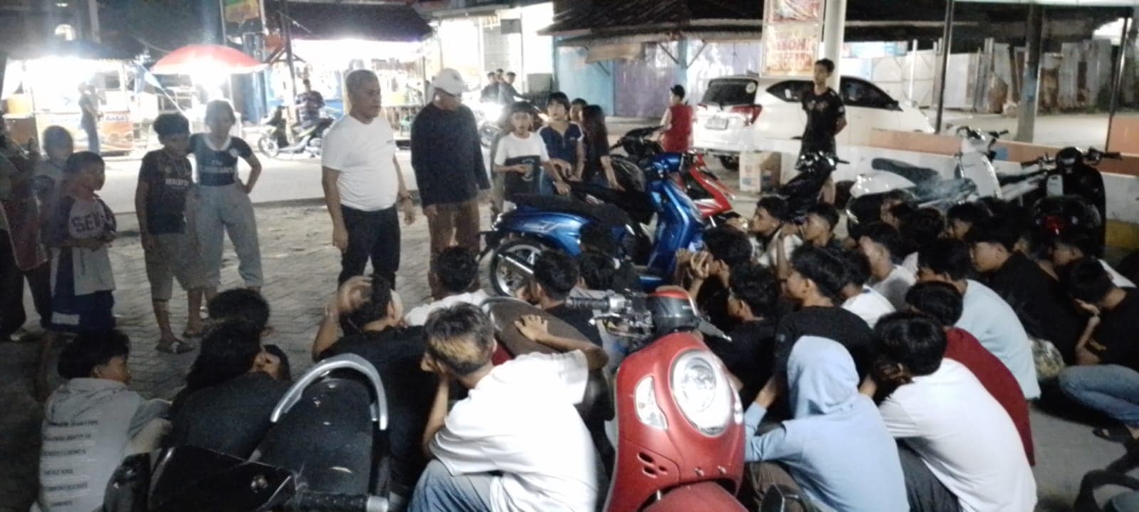Polsek Talawi Gagalkan Potensi Tawuran Puluhan Pemuda di Tanjung Tiram