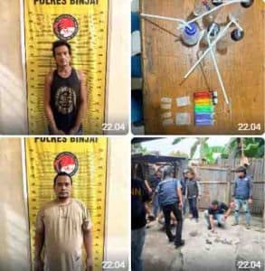 Kolaborasi Polres Binjai dengan BNNK Binjai Gerebek Sarang Narkoba, Dua Orang Diamankan