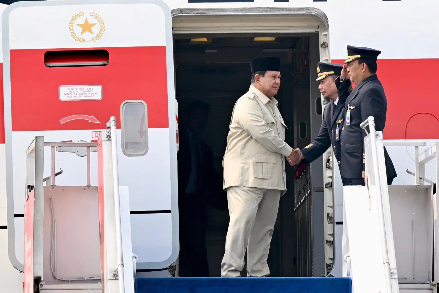 Presiden Prabowo Subianto Telah di Indonesia 