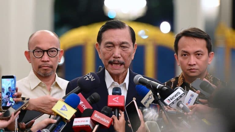 Ketua DEN Luhut Binsar Panjaitan saat memberikan keterangan. (Foto: Ist/Aktual Online)