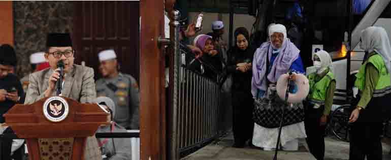 357 Jemaah Kloter 11 Debarkasi Medan Tiba di Tanah Air