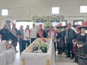 Ketum PWI Pusat dan Ketua PWI Sumut Melayat Eddy Bukit
