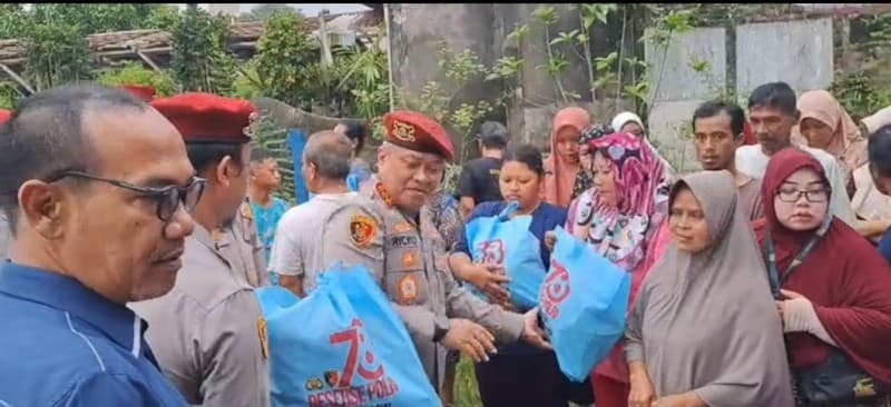 Sambut Hut Reserse, Ditkrimum Poldasu Gelar Baksos