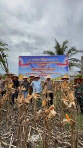 Polres Asahan Ikuti Zoom Panen Raya Jagung Nasional Bersama Presiden RI di Polsek Buntu Pane