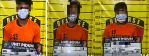Tiga Pelaku Begal Modus Baru Berhasil Diringkus Tim Cobra Polres Binjai