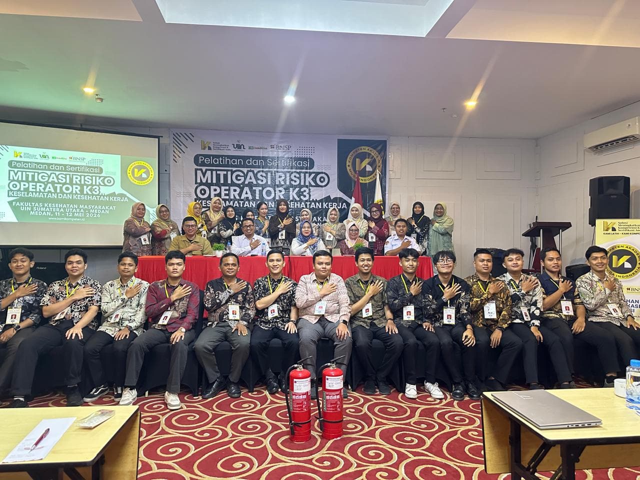 Dukung Daya Saing Lulusan, FKM UIN Sumut Selenggarakan Sertifikasi Kompetensi Operator K3
