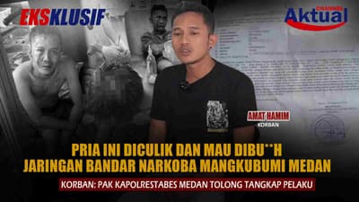 Pria ini Diculik dan Mau Dibunuh Jaringan Bandar Narkoba Mangkubumi Medan